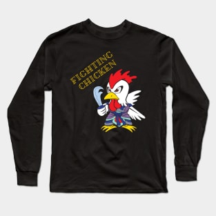 Fighter chicken Long Sleeve T-Shirt